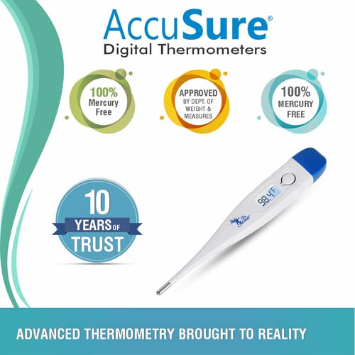 accusure digital thermometer poster