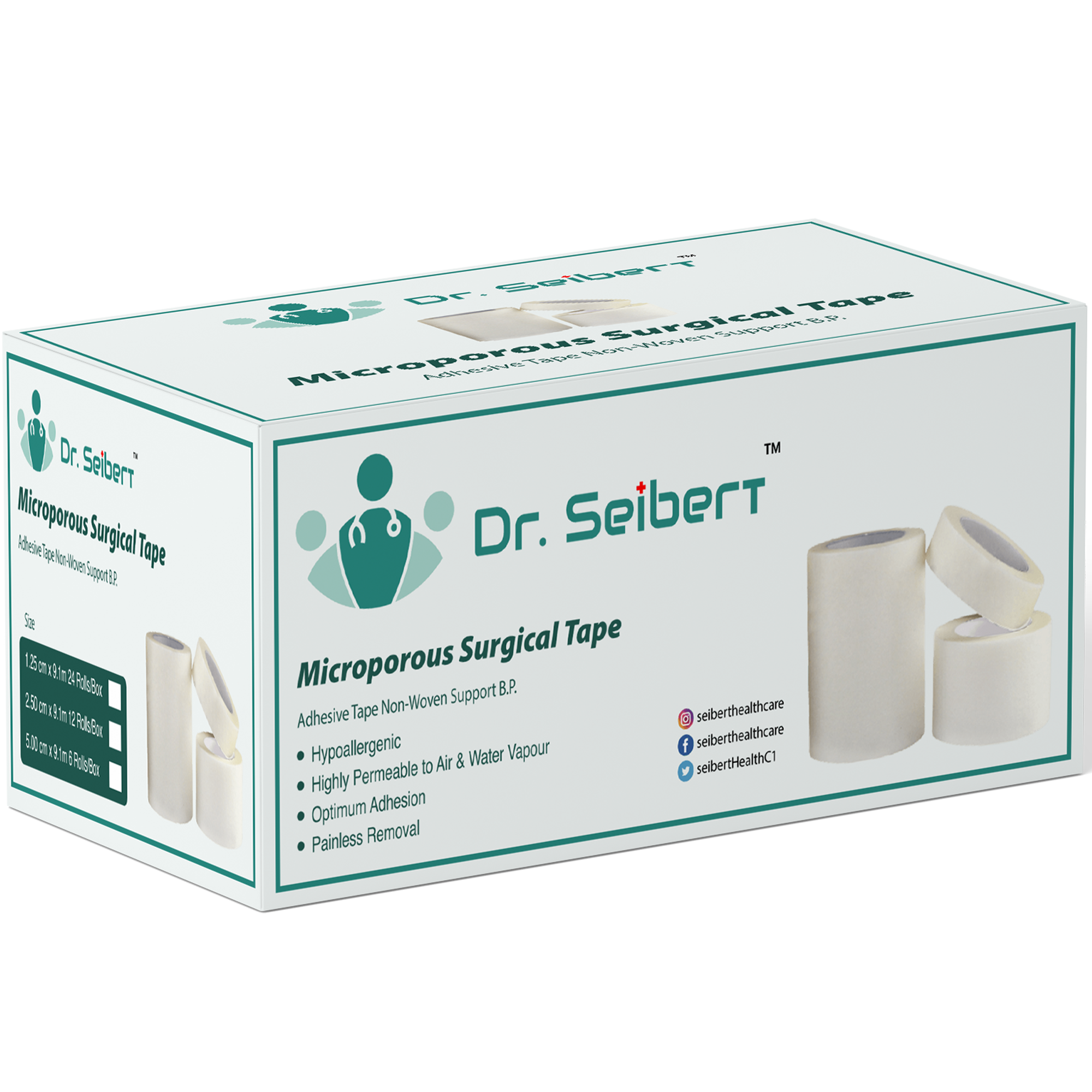 dr seibert paper tape box