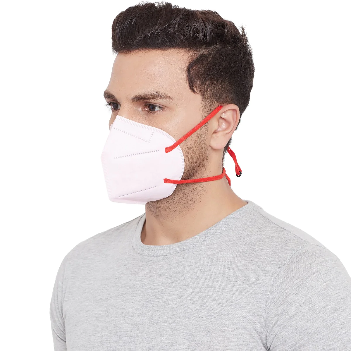 n95 mask with male model