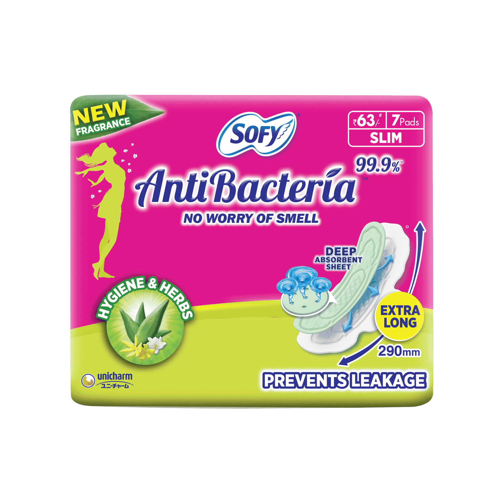 sofy antibacterial sanitary pads