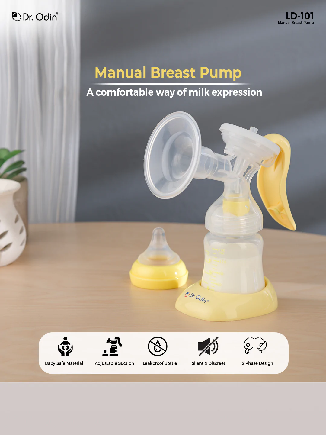 dr odin manual breast pump