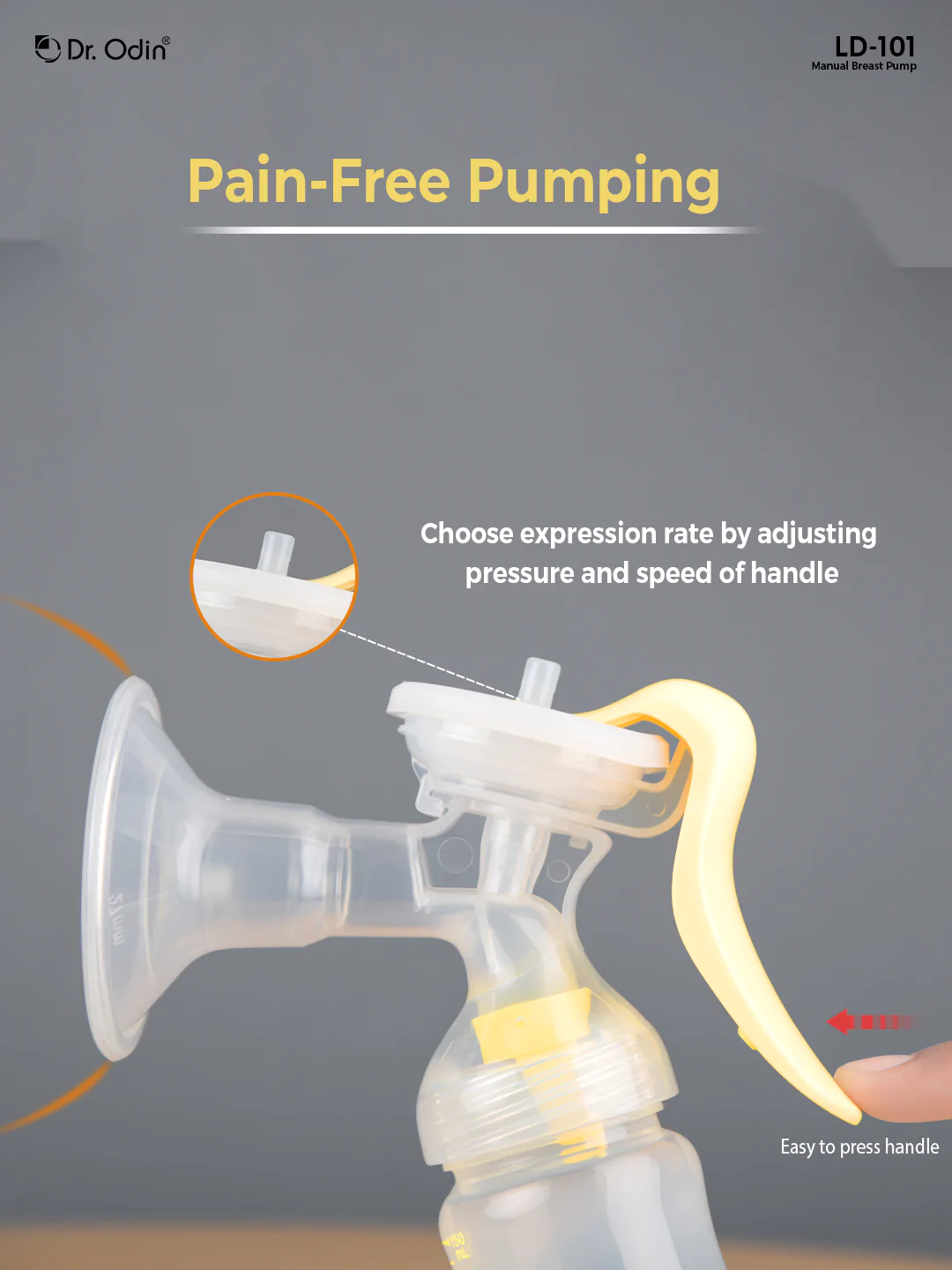 dr odin manual breast pump