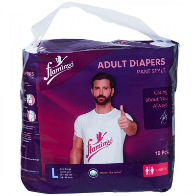 Flamingo Adult Diapers with Tape Style for Ease – Flamingo Health